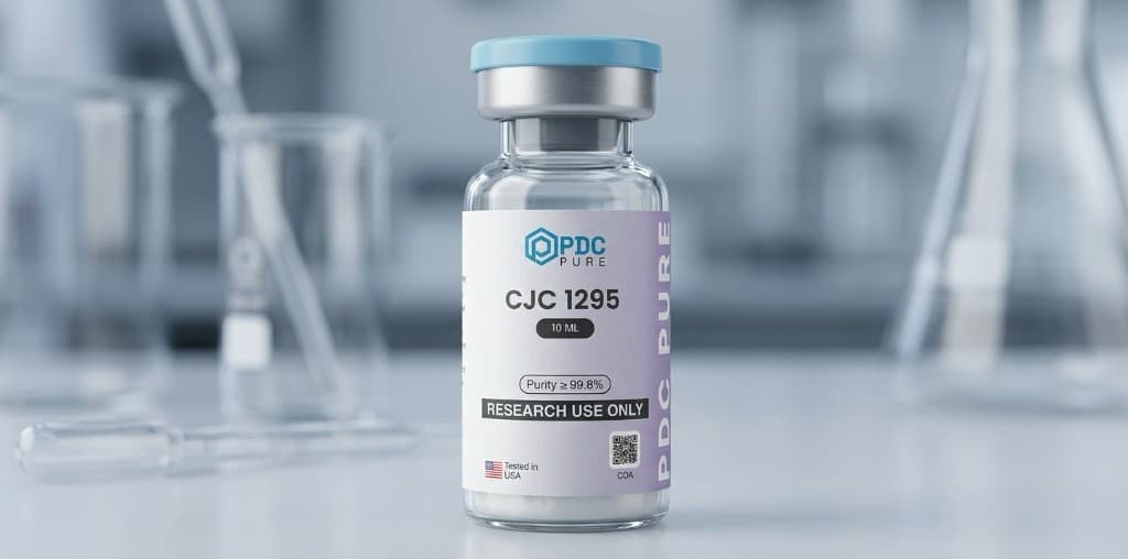 Research vial in a laboratory